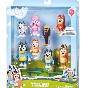 Bluey Family and Friends Figures 8 pack